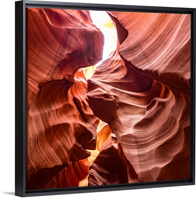 Antelope Canyon Curves and Textures - Square