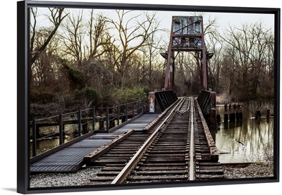 Antique Railroad Bridge in Richmond, Virginia