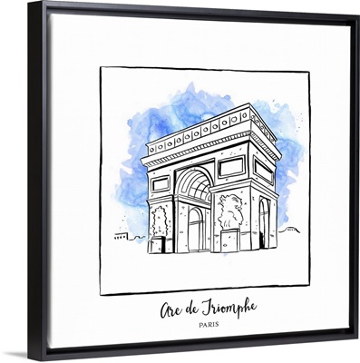 Arc de Triomphe - Brushstroke Buildings