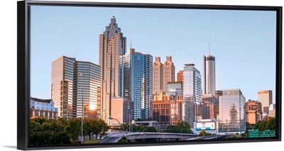 Atlanta City Skyline From The North Side, Georgia