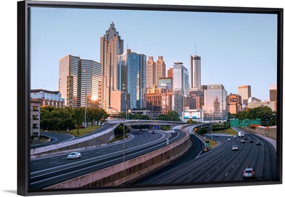 Atlanta City Skyline From The North Side, Georgia