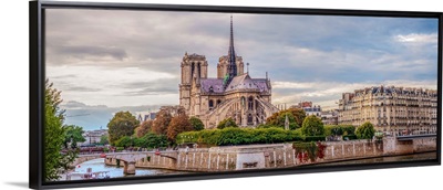 Behind Notre Dame, Paris