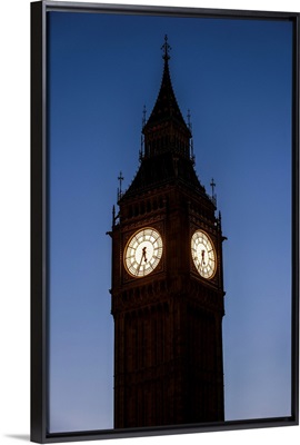 Big Ben At Night In London, England