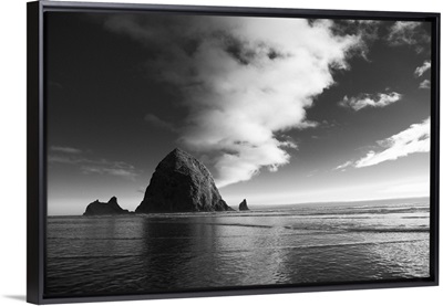 Black and White Haystack Rock, Cannon Beach, Oregon