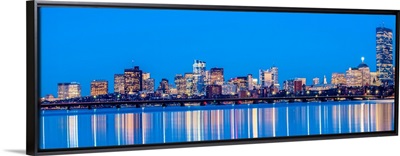 Boston City Skyline at Night