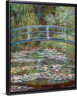 Bridge over a Pond of Water Lilies