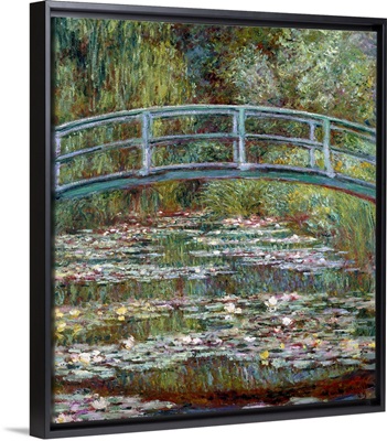 Bridge over a Pond of Water Lilies