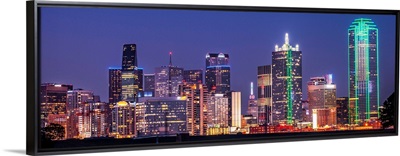 Bright Dallas Skyline