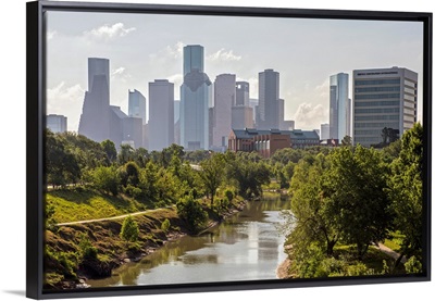 Buffalo Bayou Park - Houston TX Skyline