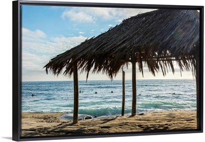 Cabana on Windansea Beach, San Diego, California