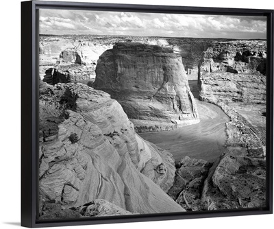 Canyon De Chelly, Panorama Of Valley From Mountain