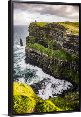 Cliffs of Moher, O'Brien's Tower, Ireland - Vertical