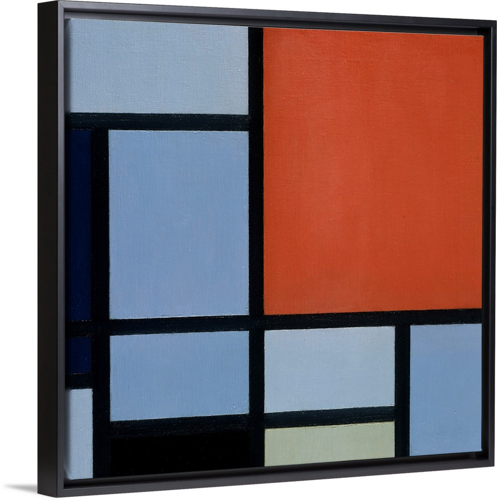 This is an early example of the geometric mode of painting that Mondrian called Neo-Plasticism. For Mondrian, Neo-Plastici...