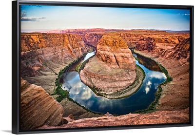 Contrasting Horseshoe Bend Textures