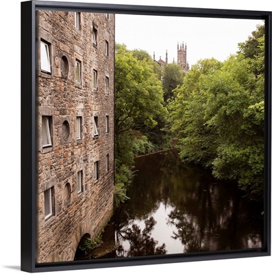 Dean Village on the Water of Leith, Edinburgh, Scotland - Square