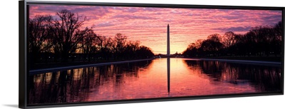 Dramatic Sunset over the Washington Monument, Washington DC