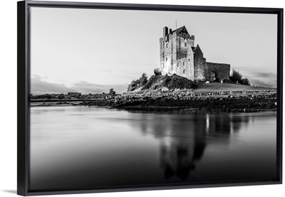 Dunguaire Castle Reflecting Into Galway Bay, County Galway, Ireland