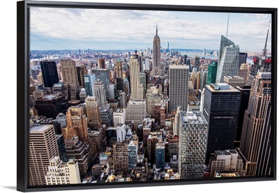 Elevated View Of New York Cityscape