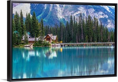 Emerald Lake In Yoho National Park, British Columbia, Canada