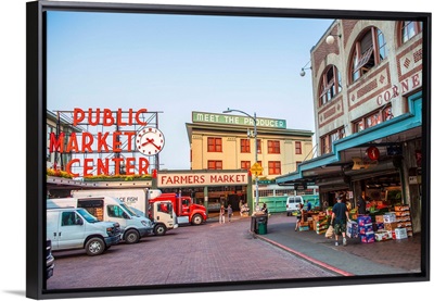 Farmers Market Streetview, Downtown Seattle, Washington