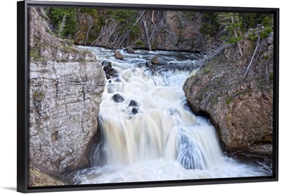 Firehole Falls at Yellowstone National Park