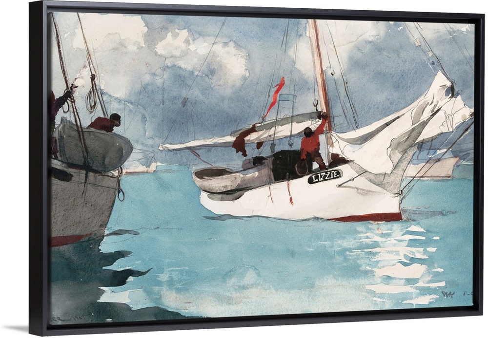 Few of Homer's watercolors rival this one for its effects of simmering sunlight and steamy atmosphere, achieved through th...