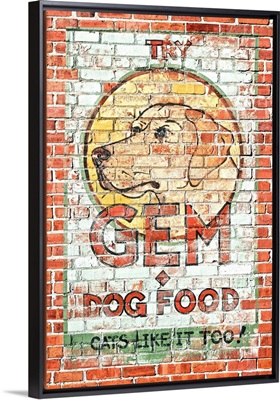 Gem Dog Food Sign, American Tobacco Historic District, Durham, NC