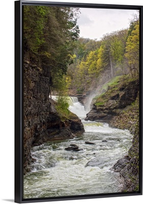 Genesee River waterfall, Letchworth State Park, NY