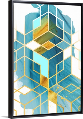 Geometric Watercolor Gems I