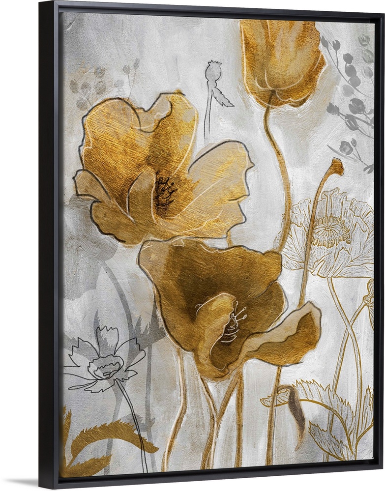 Gold and Silver Flowerfield