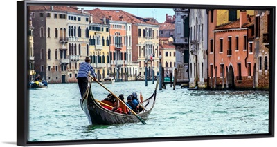 Gondola Ride on the Grand Canal, Venice, Italy, Europe