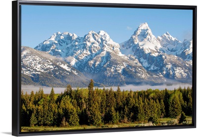 High Peaks Of Teton Range In Grand Teton National Park, Wyoming