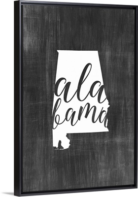Home State Typography - Alabama