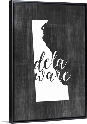 Home State Typography - Delaware