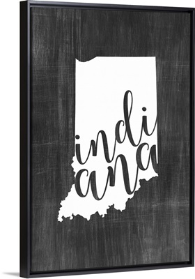Home State Typography - Indiana