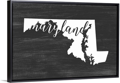 Home State Typography - Maryland