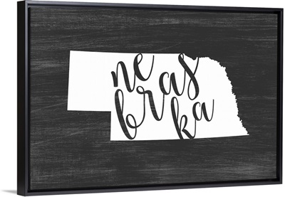 Home State Typography - Nebraska