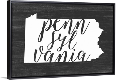 Home State Typography - Pennsylvania