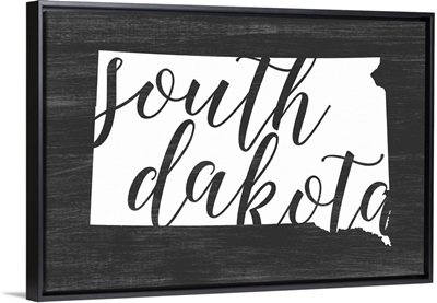 Home State Typography - South Dakota
