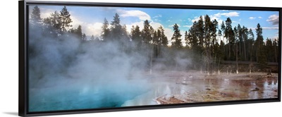 Hot Spring at Yellowstone - Panoramic