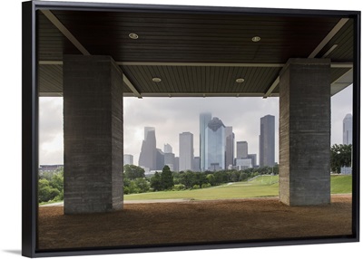 Houston Skyline from Eleanor Tinsley Park.