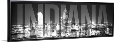 Indianapolis Skyline, Transparent Overlay