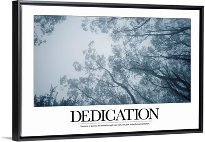 Inspirational Motivational Poster: The roots of success are formed through hard work