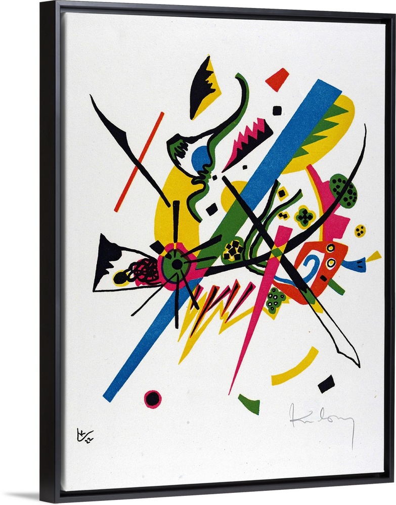 Kandinsky made the Small Worlds (Kleine Welten) portfolio while teaching at the Bauhaus, the influential German art school...