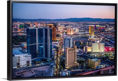 Las Vegas At Sunset, Nevada