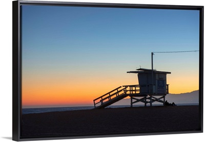 Lifeguard Tower At Venice Beach, California