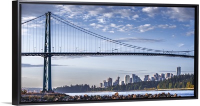 Lion's Gate Bridge and Vancouver Skyline