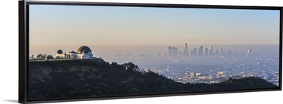 Los Angeles, California Skyline with the Griffith Observatory - Panoramic