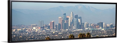 Los Angeles Skyline, California, Haze - Panoramic