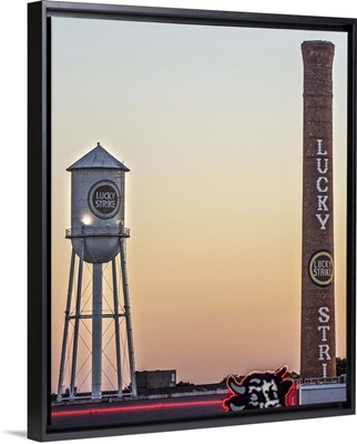 Lucky Strike Water Tower and Smokestack, American Tobacco Historic District, Durham, NC